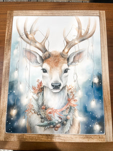 Christmas Reindeer 11x14